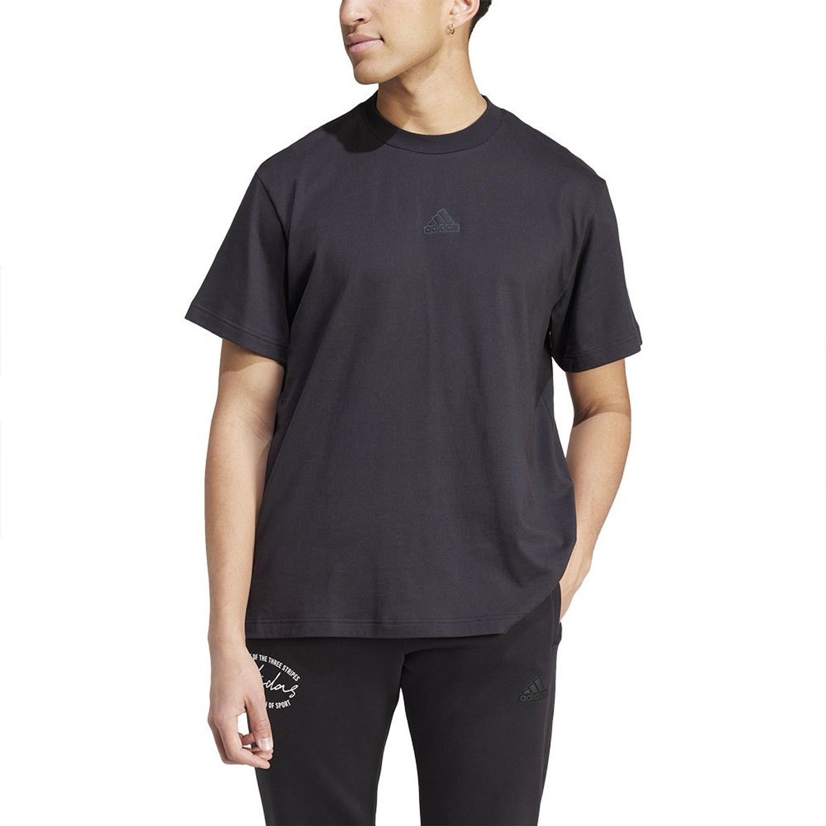 Adidas Brand Love T-shirt Met Korte Mouwen L Regular Man Zwart