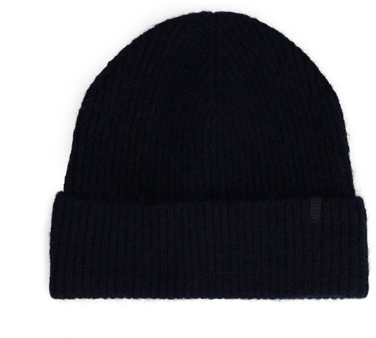 Manfield - Heren - Donkerblauwe beanie - Maat 1