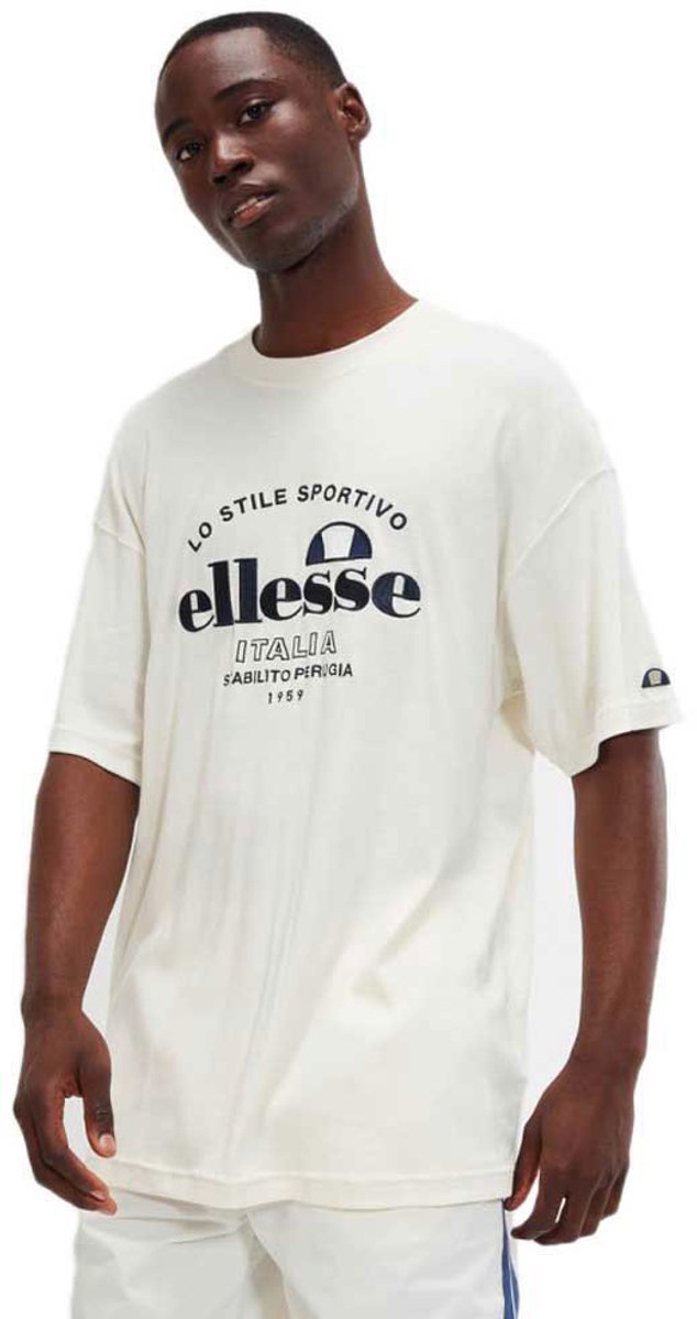 Ellesse Zalenti T-shirt Met Korte Mouwen L Man Creme