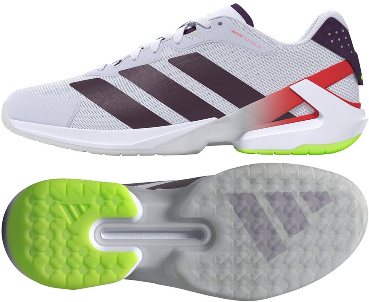 Adidas Adizero Counterblast Indoor Sportschoenen Man Wit