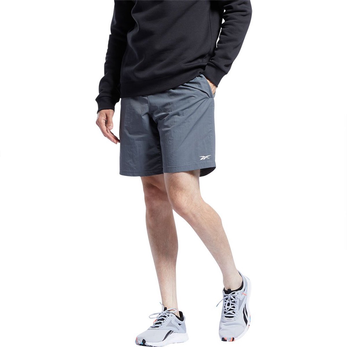 Reebok Te Utility Korte Broek Man Grijs