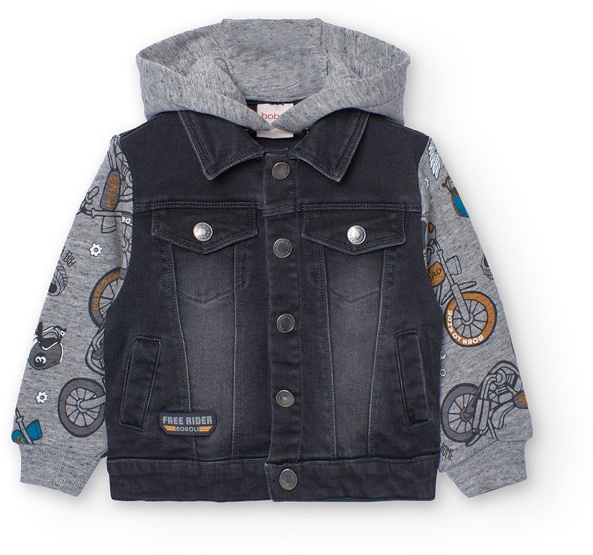 Boboli Knit Combined Jas 6 Years Jongens Zwart