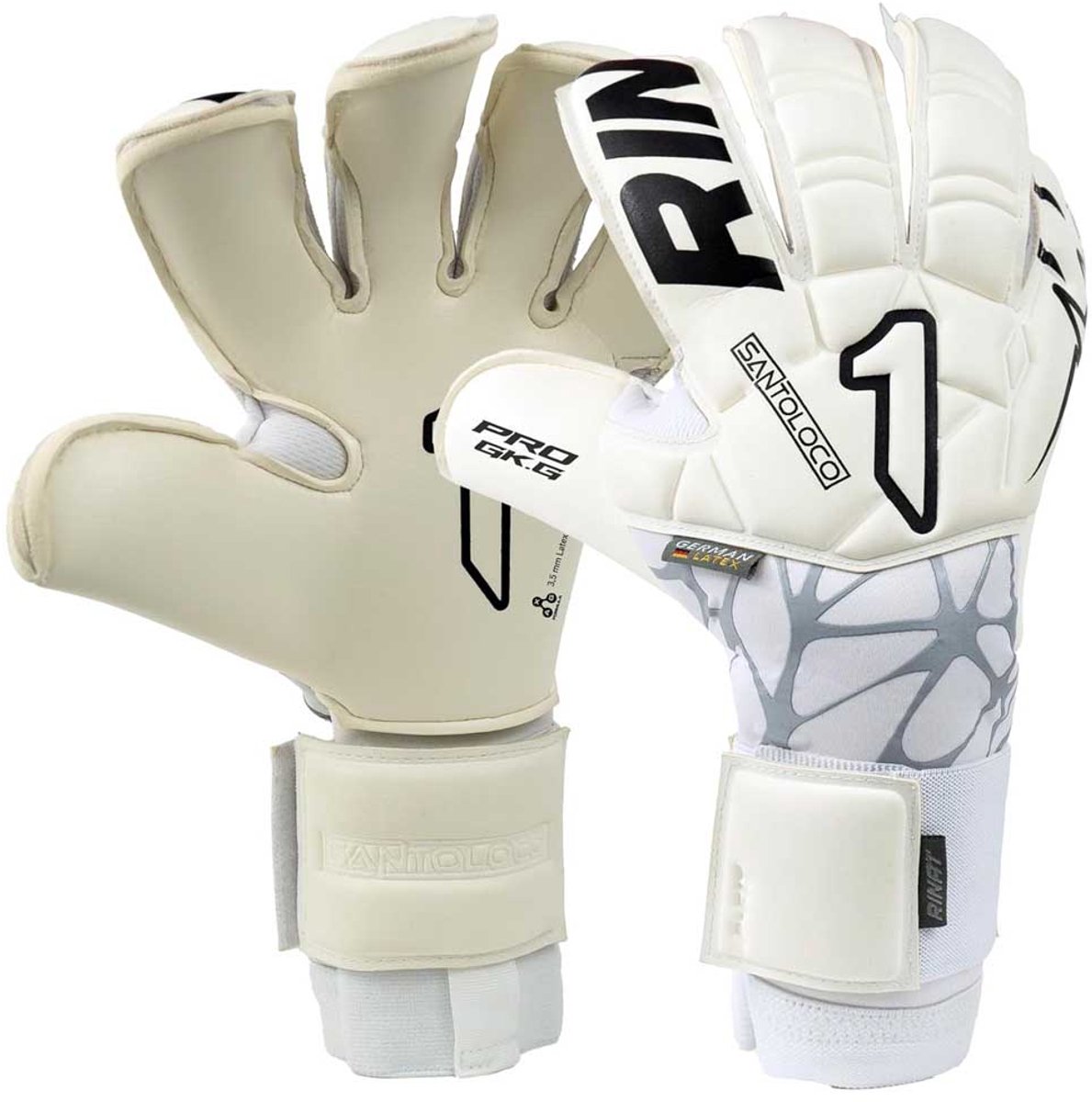 Rinat Santoloco Pro Keepershandschoenen Wit 9
