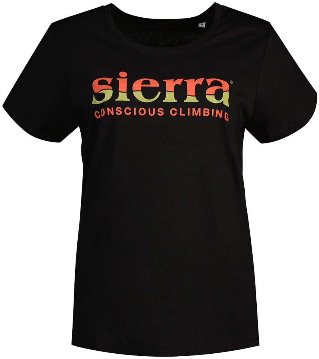 Sierra Climbing Sierra T-shirt Met Korte Mouwen Zwart S Vrouw