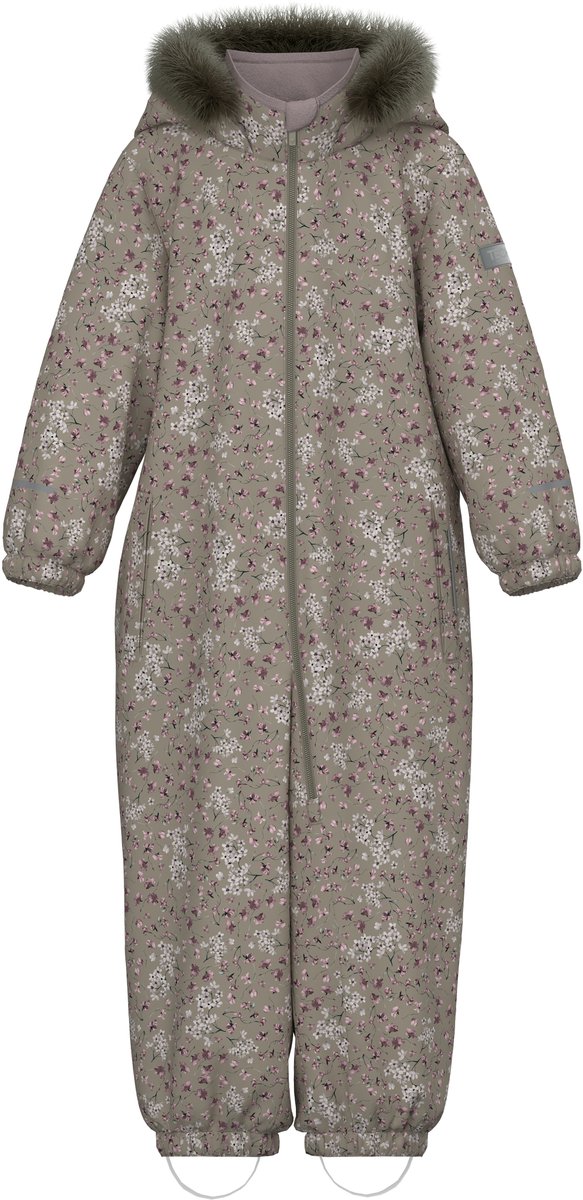 NAME IT NMFSNOW10 SUIT AOP FO NOOS Meisjes Ski jassen Pure Cashmere
