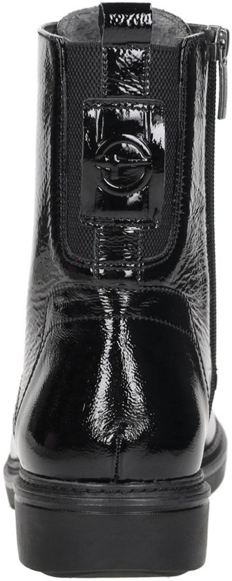 Tamaris Bottes à lacets à lacets Laque noir - Taille 37