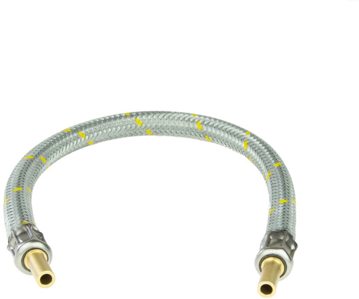 Flexibele rvs gasslang 2 x 8 mm insteek - 60 cm