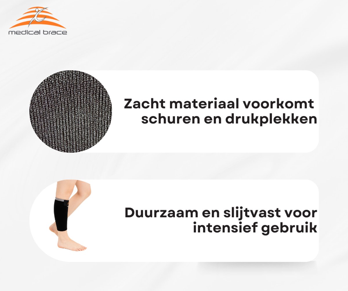Medical Brace Neopreen Kuitbrace | Kuitbandage | Zweepslag | Maat: — afbeelding 3