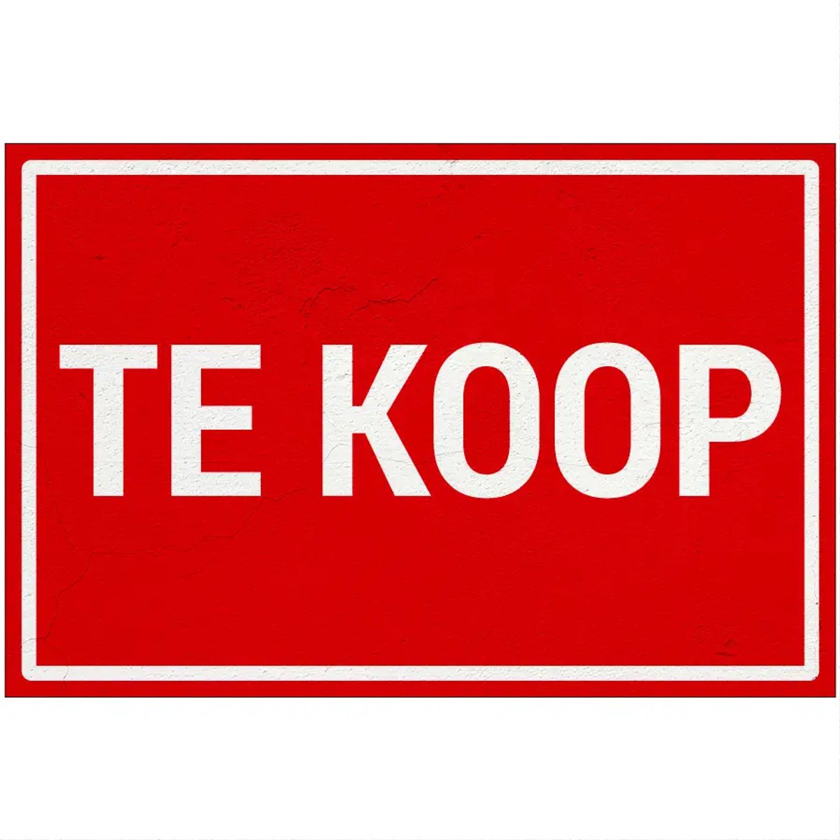 Te koop tekstbord | Sign Again materiaal | 30 x 20 cm