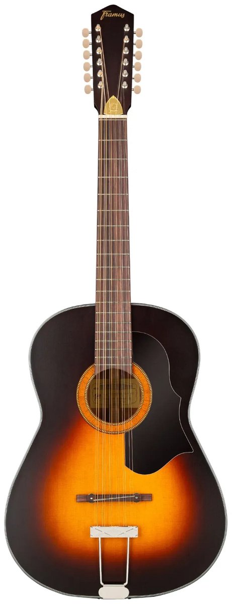 Framus Hootenanny Vintage Sunburst Nitro 12-String - 12-String akoestische gitaar