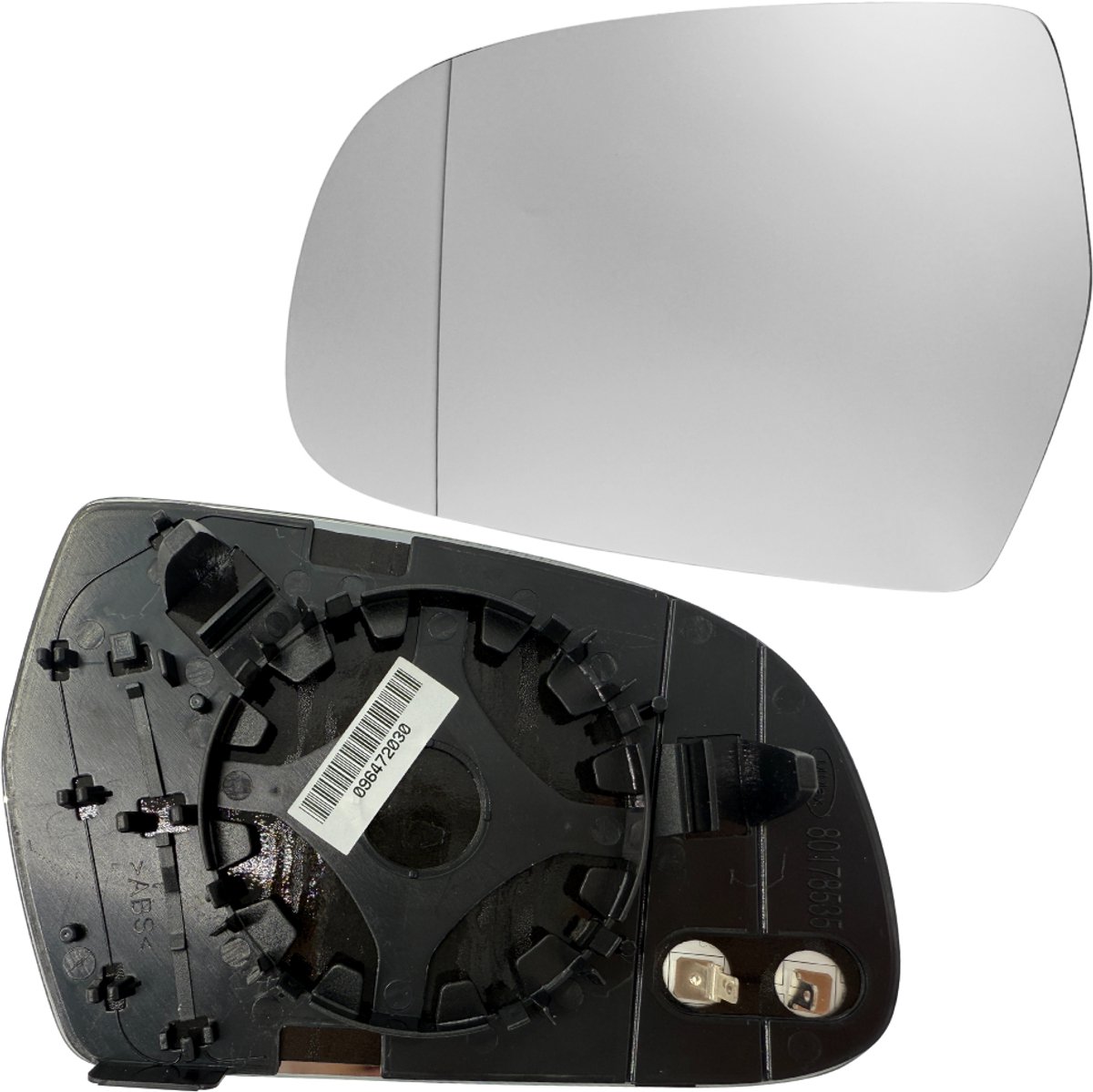 BILMAX Spiegelglas voor Audi A3 A4 A5 2010-2017 verwarmd, links
