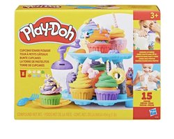 foto van Hasbro - Play-Doh Cupcake Tower Playset - 24 delig