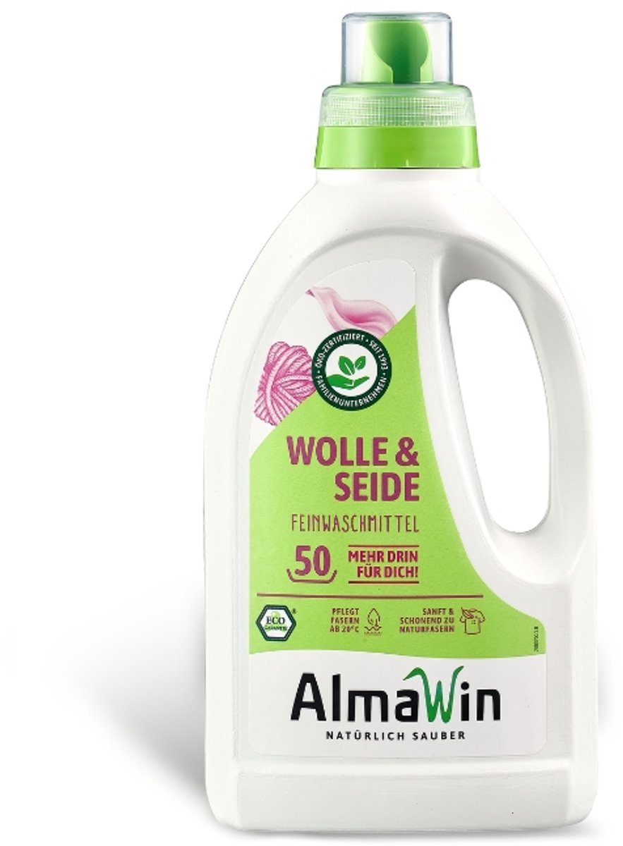 Wolwasmiddel 750 ml, Wasmiddel wol en zijde, voor ca. 50 wasbeurten