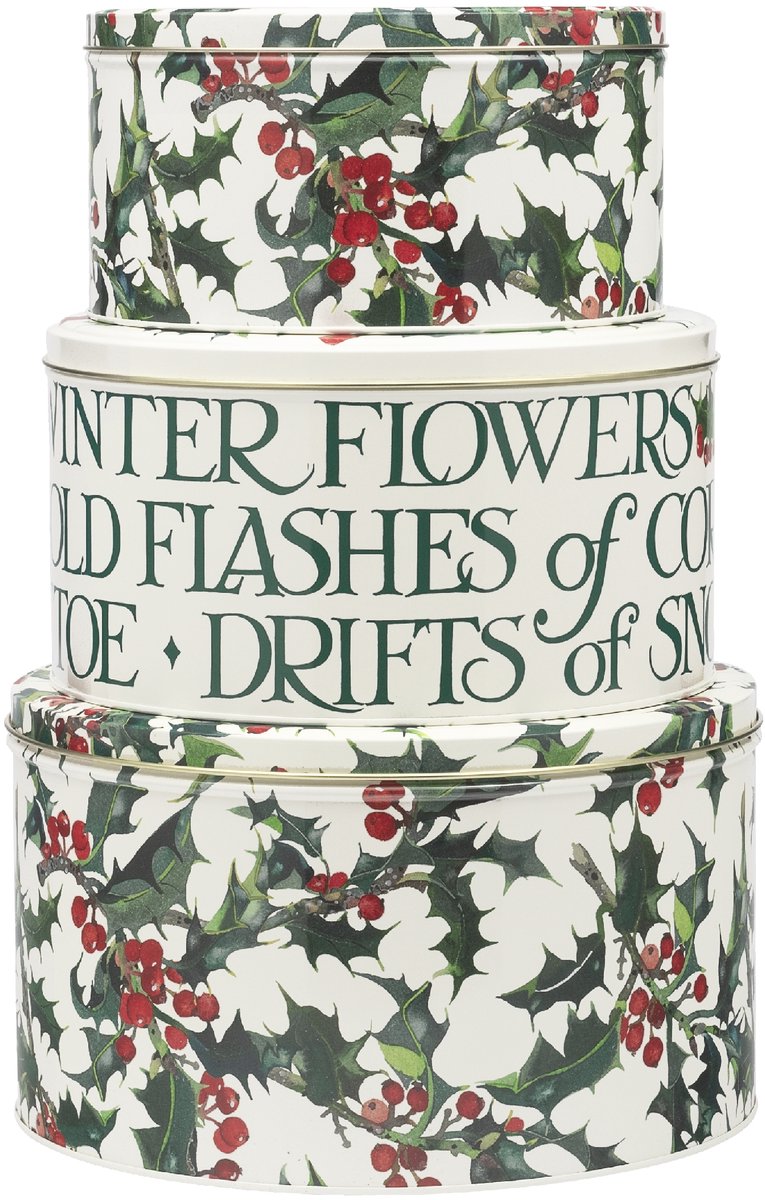 Emma Bridgewater - Vershouddoos - Bewaarblik - Rond - Christmas Ivy