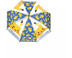 foto van Pokémon Kinderparaplu – Pikachu – Doorzichtig Blauw – 72 cm
