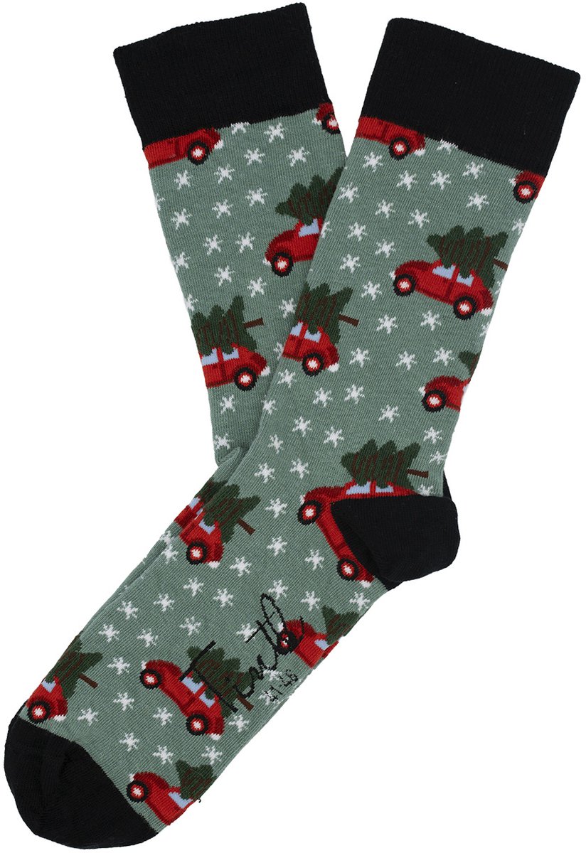 Tintl socks - unisex sokken | X-mas - Cars (maat 41-46)