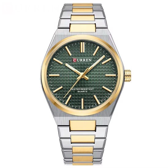 Luxe Curren Horloge Luxe Herenhorloge Quartz Groene