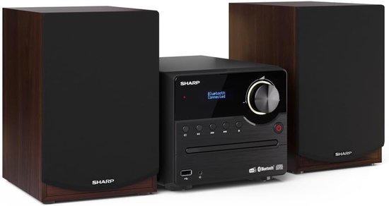 HiFi-stereomicrofoon met bluetooth (cd-speler, dvd-speler, FM-radio, USB, AUX-ingang, microfoon, 30 W, afstandsbediening), HiFi, Micro Music Sound