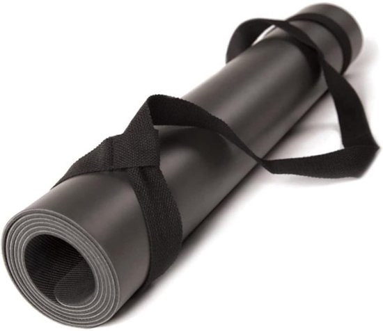 EXCITAT Straps - Draagriem voor yogamat - Verstelbaar - Geschikt voor yogamat, pilates, oefeningen, cardio, fitness - Zwart van EXCITAT — afbeelding 4