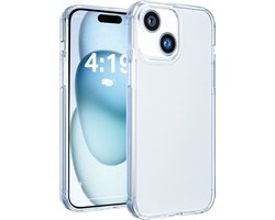 Hoesje geschikt voor iPhone 15 hoes transparant shock proof
