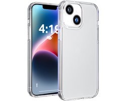 My Case telefoonhoesje geschikt voor Apple iPhone 13 / 14 hoesje siliconen - backcover - optimale bescherming - Transparant