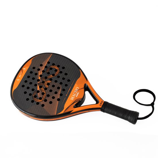 Macho Padel Racket Macho Padel Racket Pro Edition - Lichtgewicht - Druppelvorm - 3K Carbon ...