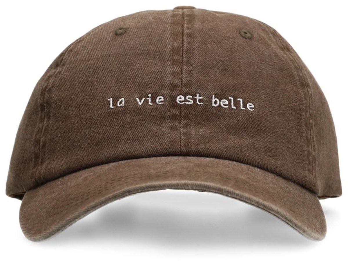 Manfield - Dames - Bruine La vie est belle pet - Maat 1
