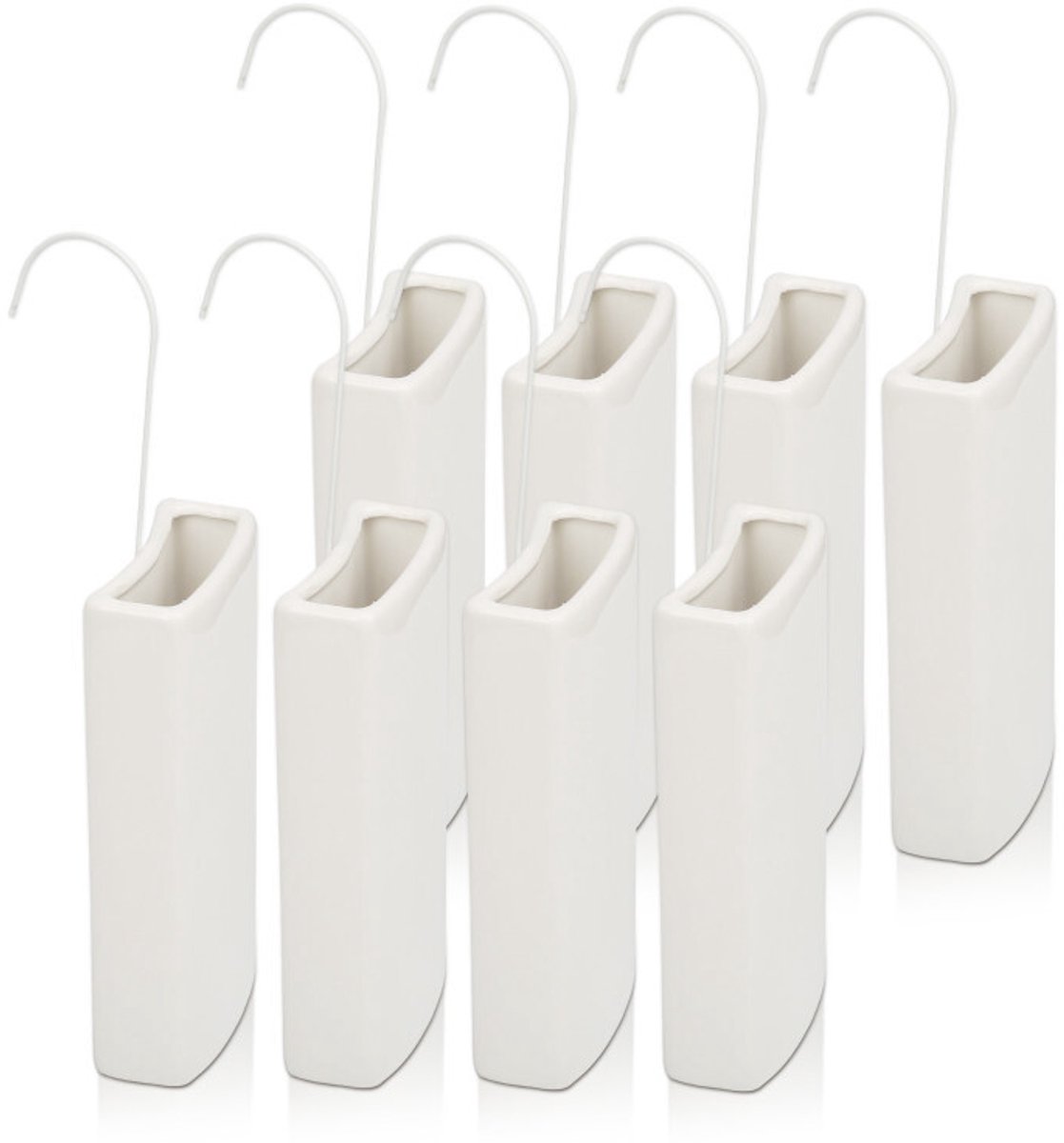 Verwarming waterverdamper set – 8 stuks – 9x19.5 cm – Luchtbevochtiger Verbetert luchtkwaliteit – Onderhoudsvrije verdampingsbakjes
