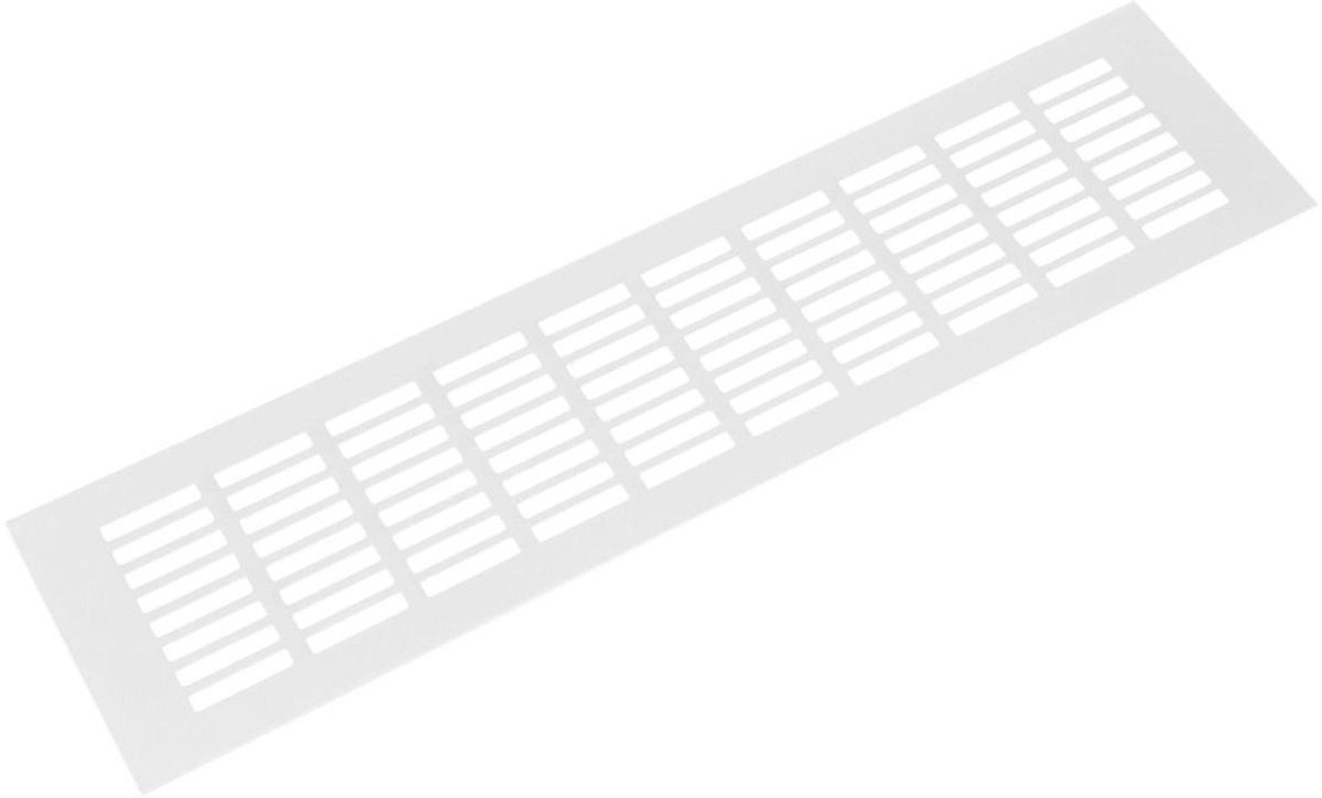 Aluminium Plintrooster - 800x80mm - Geanodiseerd aluminium - Inbouwrooster - Ventilatierooster