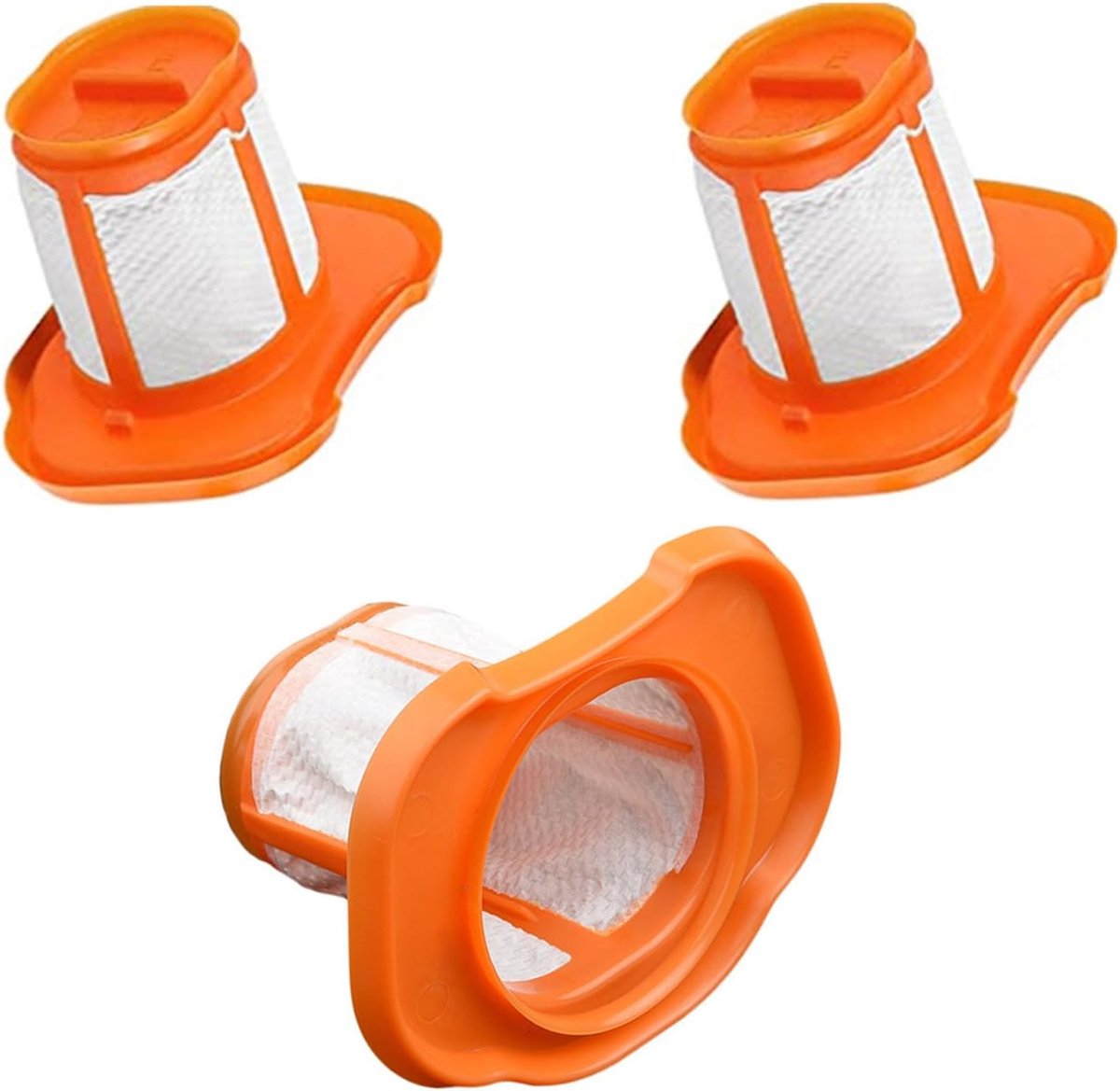 3 stuks - Filteraccessoires - Geschikt voor Black & Decker BHHV520BT BHHV520BFP BHHV320B BHHV320J BHHV520BF BHHV520JF - Stoffilters - Fijnstoffilters - Filters - Stofzuigerfilters - stofzuigerfilters vervangende accessoire - wasbare reserveonderdelen