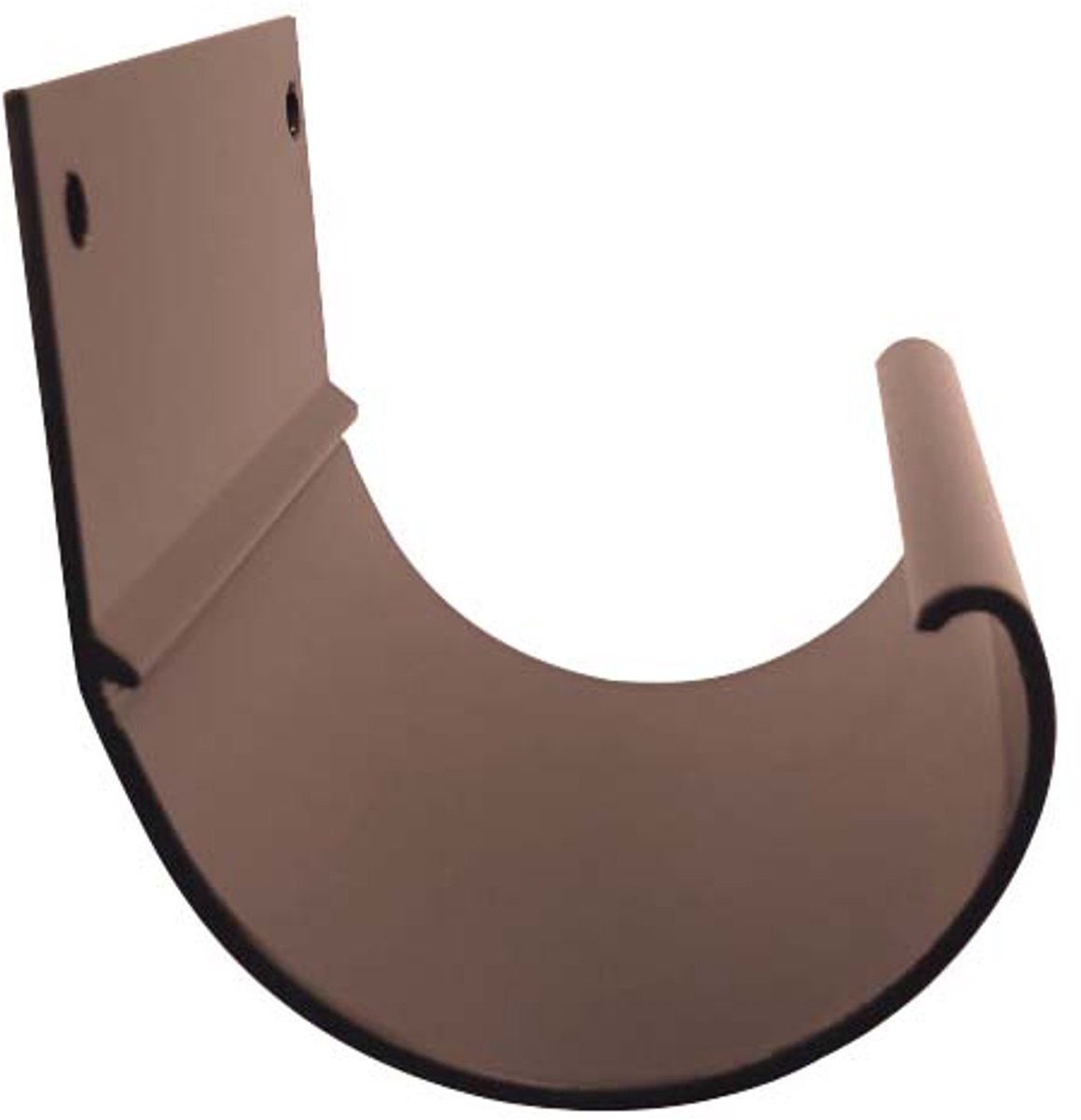 Renoplast® R50 aluminium gootverbinder | 8 cm Bruin | Dakgoten Regengoot Dakafvoer Randprofielen van plaatstaal | Tuinhuisje Carport Terras Balkon plug-in kanaal