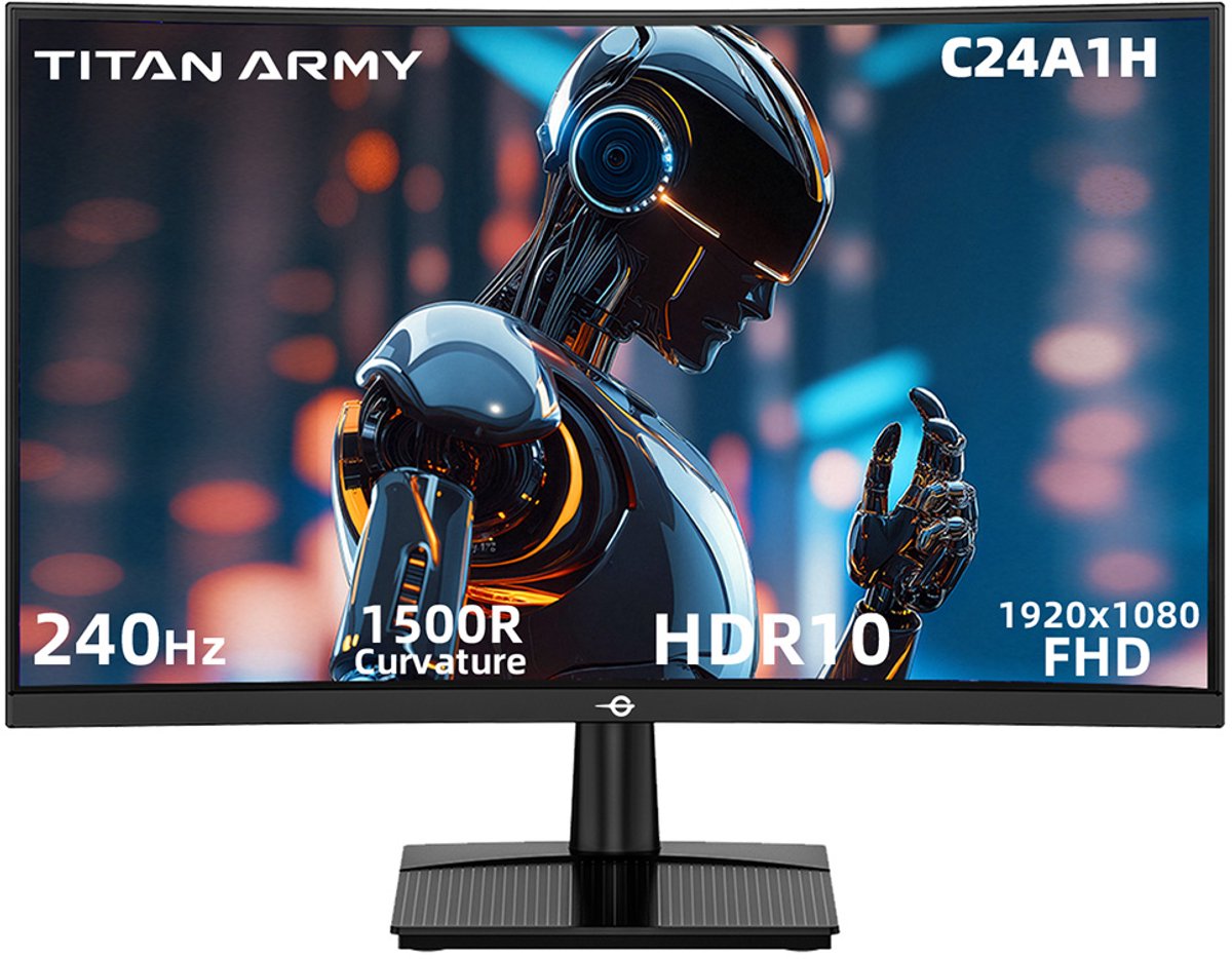 TITAN ARMY C24A1H R1500 16:9 VA FHD 240Hz Gaming monitors - TITAN - €89,00