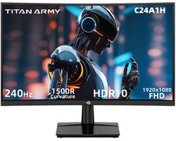 TITAN ARMY C24A1H R1500 16:9 VA FHD 240Hz Gaming monitors