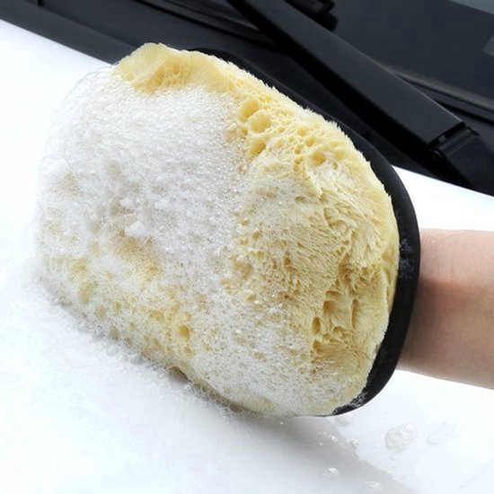 Microvezel autowashandschoen zacht voor lak, interieur, motor, boot – duurzaam, krast niet, 1 stuk