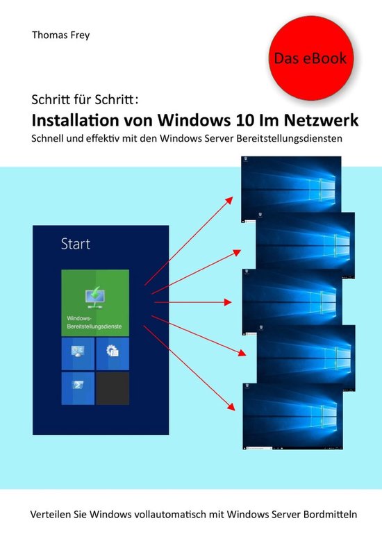 Schritt für Schritt: Installation von Windows 10 im Netzwer ... - cover