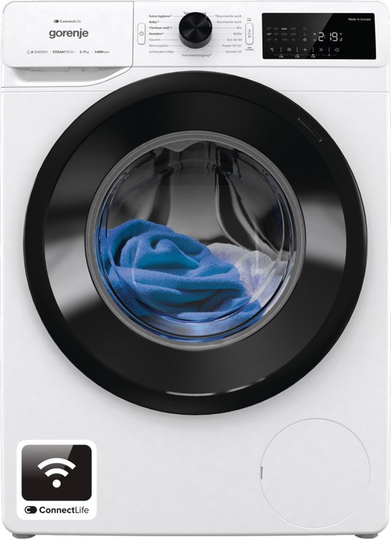 Gorenje WPAM74SA1T wasmachine Voorlader 7 kg 1400 RPM Wit