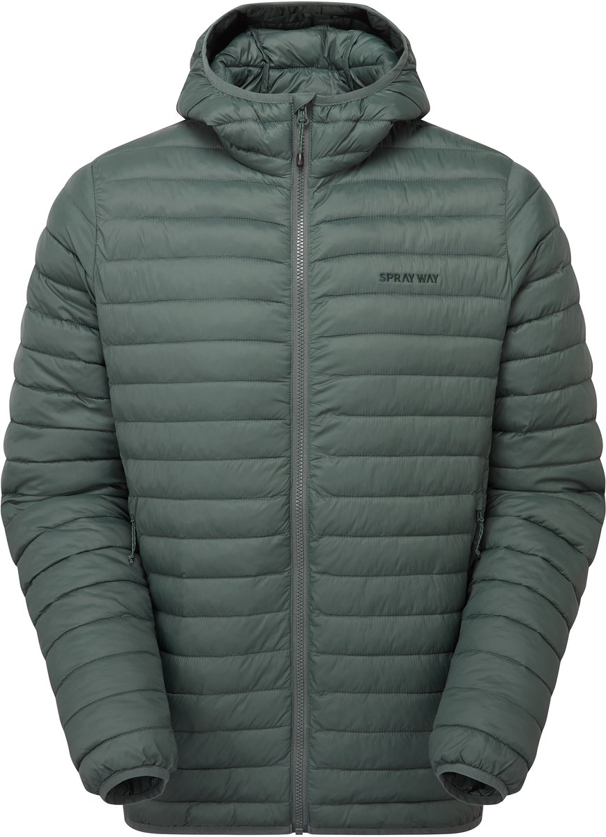 Sprayway Turton Hooded Jacket Pufjas Heren Groen