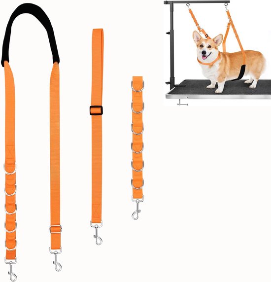 LASALINE Buikriem voor joggen lopen dogtrekking Canicross zwart donkerblauw