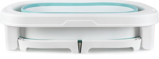 PIPIPOXER Babybadje - Inklapbaar bad - Met badkruk - Zitbad - Bath bucket - Blauw van Merkloos — afbeelding 3
