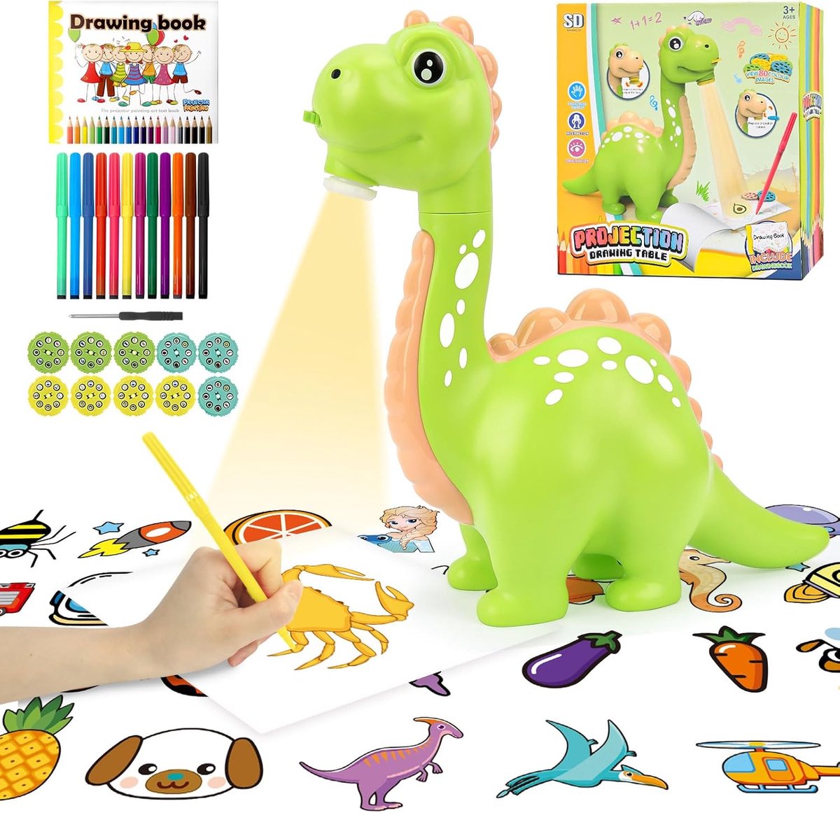 Tekenprojector voor Kinderen – Creatieve Tekentafel met Licht en Muziek