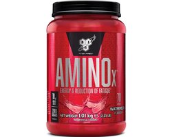 BSN Amino X – BCAA Poeder – Watermeloen - Aminozuren Compleet - Suikervrij – 70 doseringen (1015 gram)