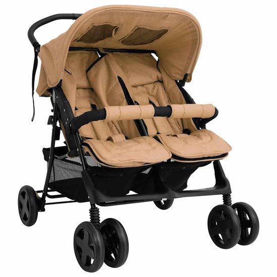 Dubbele Kinderwagen, Zij aan Zij, Opvouwbare Lichtgewicht