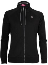 Donnay - Stretch Vest met kraag (Jamie) - Sporttrui - Dames - Black (020) - maat L