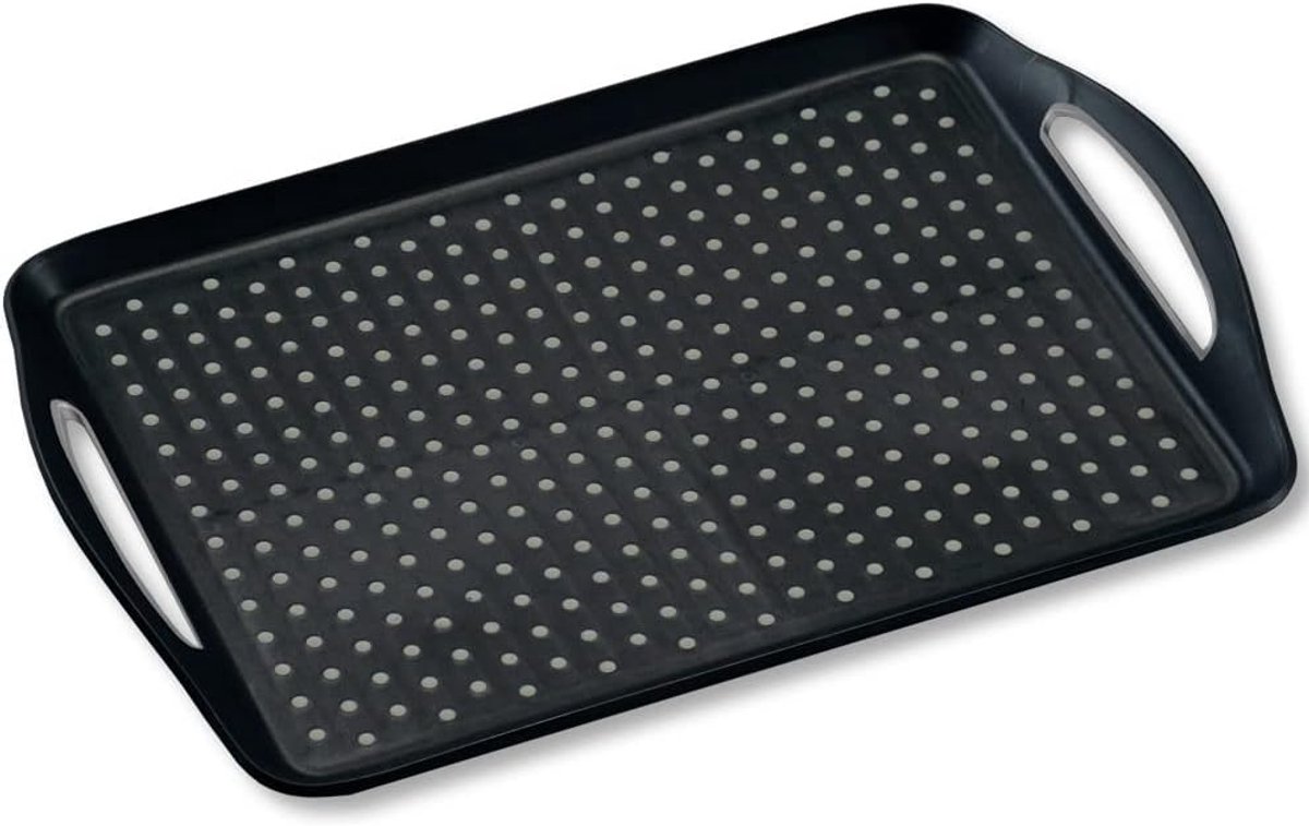 Anti-slip Kunststof Dienblad 45,5 x 32 cm - Handige Handgrepen