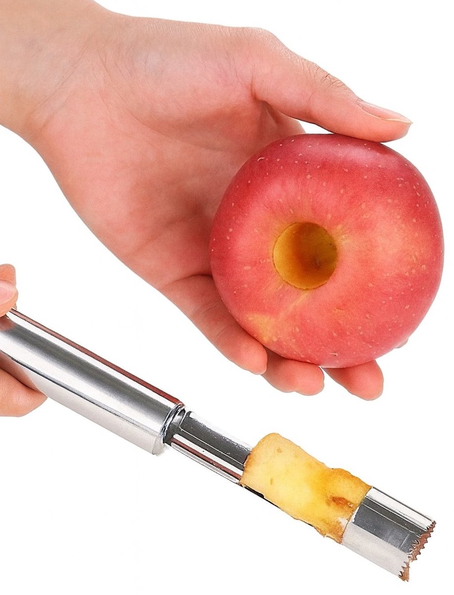 Appelboor I Fruitmes I Appel Ontdoen Van Klokhuis I Fruit Huller & Zaad Remover I RVS