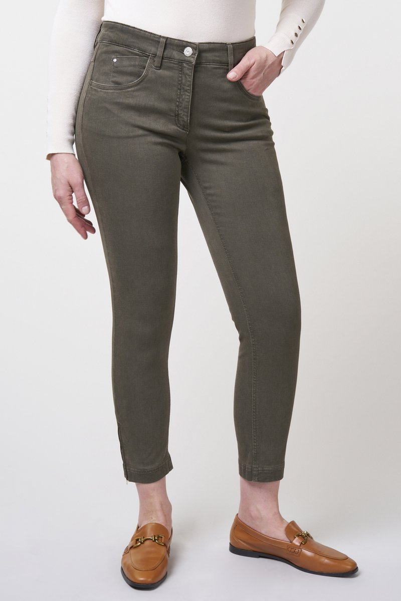 Twigie Coloured Shape-On Straight Jeans Kort