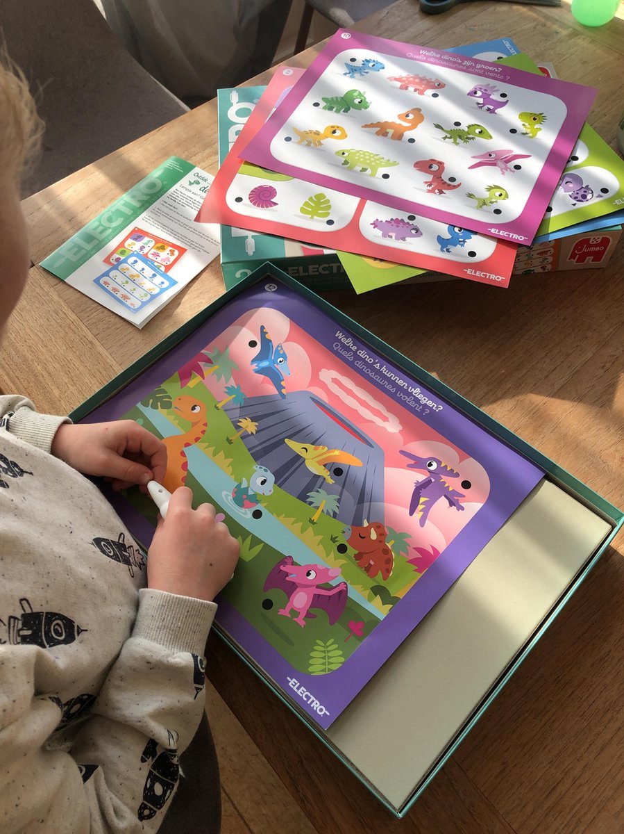 Jumbo - Electro Wonderpen - Ontdek de Dino's - Eduactief spel — afbeelding 6