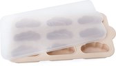 Baby on the Move - Yummy Tray - Vriesschaal voor moedermelk en babypuree - Anti-lek deksel - Blush