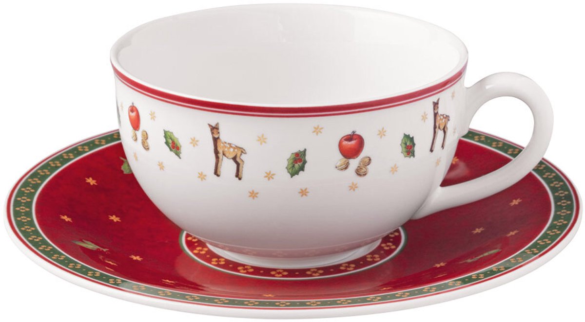 Milchkaffeetasse mit Untertasse Toy's Delight 260 ml Set van 2