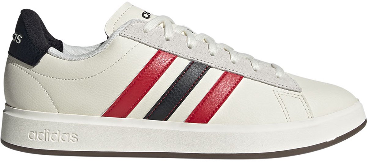 Adidas Court Off White / Better Scarlet / Core Black